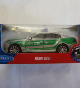 Welly - Scale 1 : 34 - BMW 535i - German police car - Silver green