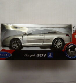Welly - Scale 1 : 32 - PEUGEOT COUPE 407 - Silver