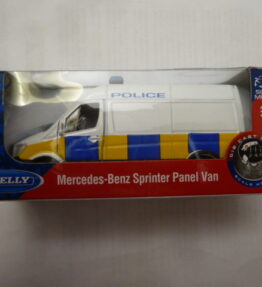 Welly - Scale 1 : 34 - MERCEDES BENZ SPRINTER PANEL VAN - Police car - White