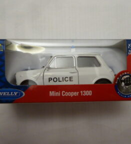 Welly - Scale 1 : 34 - MINI COOPER 1300 - Police car - White