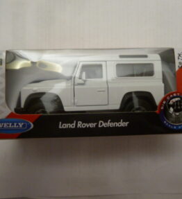 Welly - Scale 1 : 34 - LAND ROVER DEFENDER - White