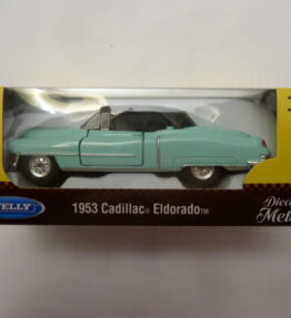 Welly - Scale 1 : 34 - Old Timer Automobile - 1953 CADILLAC ELDORADO - Convertible limousine - Green grey