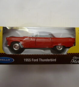 Welly - Scale 1 : 34 - Old Timer - 1955 FORD THUNDERBIRD - Red