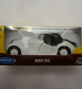 Welly - Scale 1 : 34 - Old Timer - BMW 328 - Antique car - White