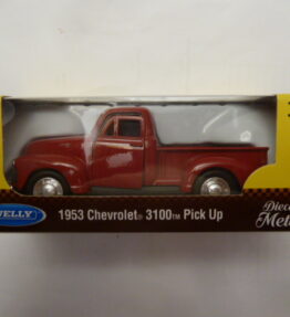 Welly - Scale 1 - 34 - Old Timer - 1953 CHEVROLET 3100 - Pick up - Burgundy red