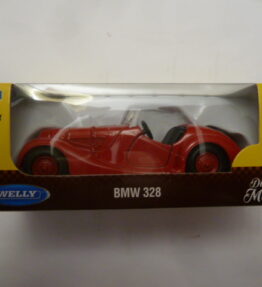Welly - Scale 1 : 34 - Old Timer - BMW 328 - Open antique car - Red