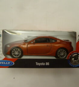 Welly - Scale 1 : 34 - TOYOTA 86 - Reddish brown rust color