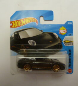 Hotwheels - 2026 - Mainline - PORSCHE 911 CARRERA T - 15/250 - 1/5 - Factory Fresh - Black