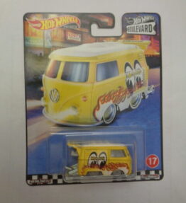 Hotwheels - 2020 - Premium - Boulevard - KOOL KOMBI - # 17 - Moon - Yellow - Metal base