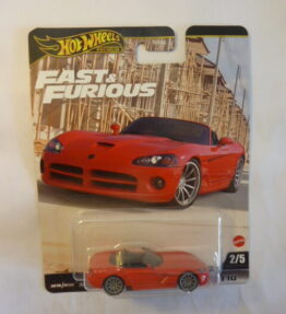 Hotwheels - 2024 - Premium - Fast & Furious - 2003 DODGE VIPER SRT 10 - 2/5 - Tokyo Drift - The Fast and the Furious - Red