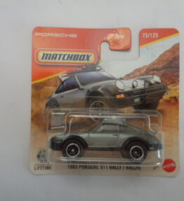 Matchbox - 2026 - Mainline - 1985 PORSCHE 911 RALLY / RALLYE - 73/125 - Silver grey