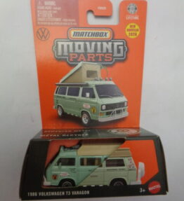 Matchbox - 2026 - Moving Parts - 1986 VOLKSWAGEN T3 WANAGON - 25/50 - National Parks service van - Grey green