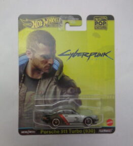 Hotwheels - 2024 - Premium - Pop Culture - Cyberpunk - PORSCHE 911 TURBO (930) - Silver
