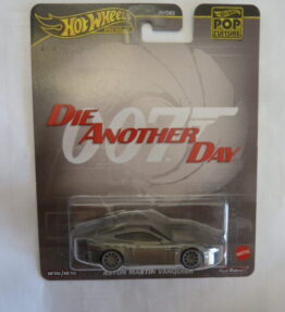 Hotwheels - 2024 - Premium - Pop Culture - 007 Die Another Day - ASTON MARTIN VANQUISH - Silver grey