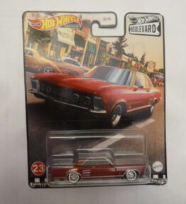 Hotwheels - 2020 - Premium - Boulevard - '64 BUICK RIVIERA - # 23 - Burgundy red - Metal base