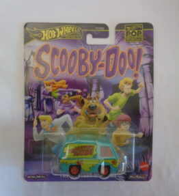 Hotwheels - 2024 - Premium - Pop Culture - Scooby Doo - THE MYSTERY MACHINE - Turquoise - Metal base