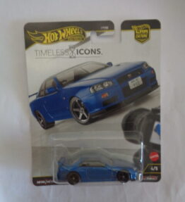 Hotwheels - 2026 - Premium - Car Culture - Timeless Icons - NISSAN SKYLINE GT-R V-SPEC II (BNR34) - 4/5 - Blue electric
