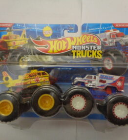Hotwheels - 2026 - Monster Trucks - Duos - HELICHOPPER vs RESCUE RAMPAGER - Ambulance