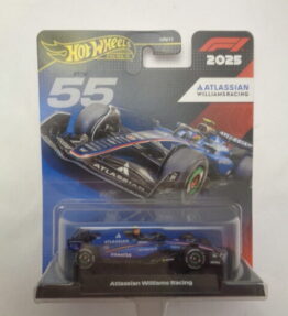 Hotwheels - 2025 - Premium - Formula 1 - ATLASSIAN WILLIAMS RACING - # 55 - Atlassian blue