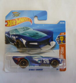 Hotwheels - 2026 - Mainline - STREET SHAKER - 202/250 - 1/5 - Trophy Case - Fantasy sports car - Blue