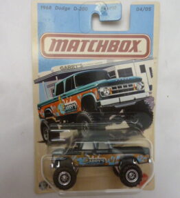 Matchbox - 2026 - Long Cards - Truck Series - 1968 DODGE D-200 - # 04/05 - Dark Green - Metal base