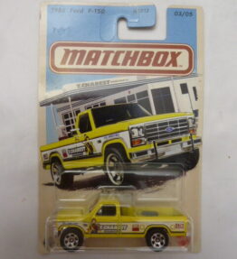 Matchbox - 2026 - Long Cards - Truck Series - 1986 FORD F-150 - # 03/05 - Pickup truck - Yellow - Metal base