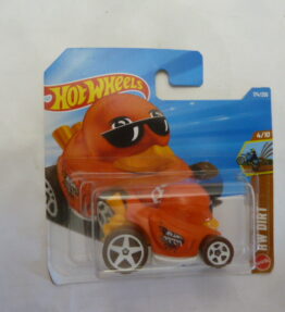 Hotwheels - 2026 - Mainline - DUCK N' ROLL - 174/250 - 4/10 - HW Dirt - Duckling on wheels - Orange