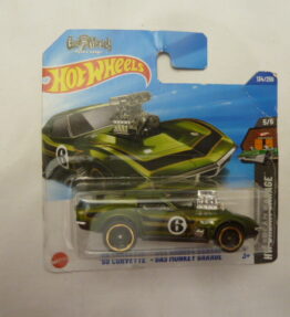 Hotwheels - 2024 - Mainline - '68 CORVETTE - GAS MONKEY GARAGE - 134/250 - 5/5 - HW Dream Garage - Green metallic
