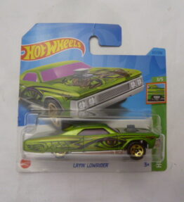 Hotwheels - 2021 - Mainline - LAYIN' LOWRIDER - 237/250 - 3/5 - HW Slammed - Light green - Metal base