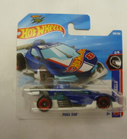 Hotwheels - 2026 - Mainline - Let's Race - Attack of the T-Rex - PUNK ROD - 200/250 - 2/5 - Team Wheels - Blue