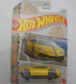 Hotwheels - 2021 - Long Cards - LAMBORGHINI HURACAN LP 610-4 - 2/5 - Yellow - Part of HW World Class Racers Series