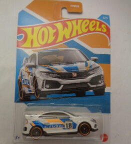 Hotwheels - 2021 - Long Cards - 2018 HONDA CIVIC TYPE R - 5/5 - White - Part of Honda Civic Anniversary Themed 5 Car Assortment