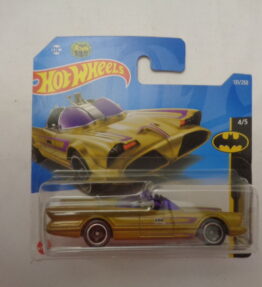 Hotwheels - 2021 - Mainline - DC - Batman - TV SERIES BATMOBILE - 131/250 - 4/5 - Gold