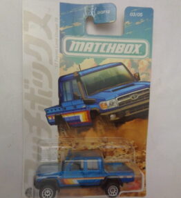 Matchbox - 2026 - Long Cards - Japan Series - '17 TOYOTA LAND CRUISER 78 - 03/05 - Pickup truck - Electric teal color