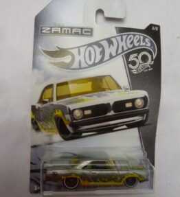 Hotwheels - 2018 - Long Cards - Zamac Flames Edition - '68 PLYMOUTH BARRACUDA FORMULA S - 3/8 - 50 Years HW Anniversary Edition