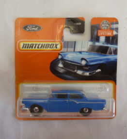 Matchbox - 2023 - Mainline - 1957 FORD CUSTOM 300 - 41/100 - Light blue - Metal base