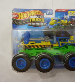 Hotwheels, 2026 - Monster Trucks - Big Rigs - LOCO PUNK - Green, blue and yellow